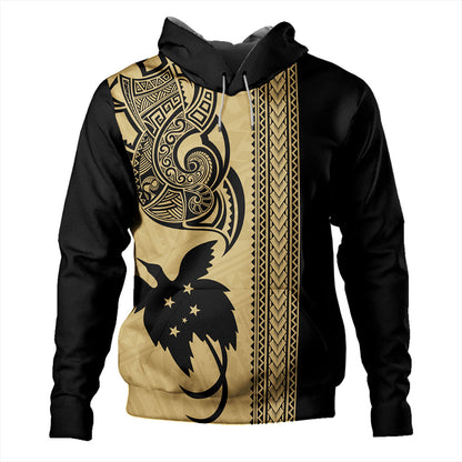 Papua New Guinea Hoodie Tribal Tattoo PNG Gold