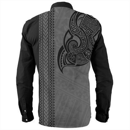 Pohnpei State Long Sleeve Shirt Polynesia Coat Of Arms Tribal Tattoo