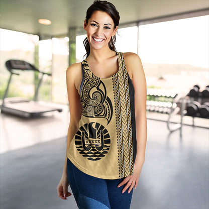 Tahiti Women Tank French Polynesia Tribal Tattoo