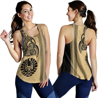 Tahiti Women Tank French Polynesia Tribal Tattoo