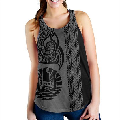 Tahiti Women Tank French Polynesia Tribal Tattoo