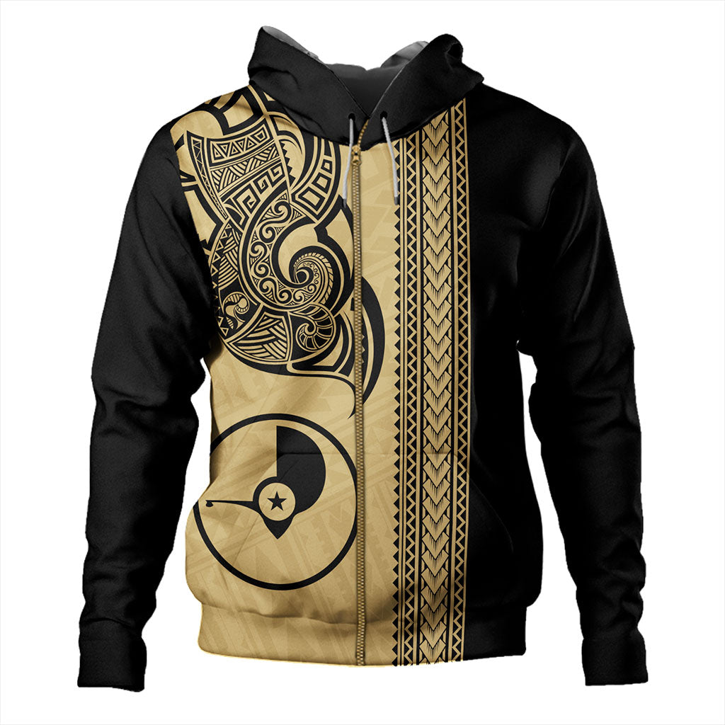 Yap State Hoodie Polynesia Coat Of Arms Tribal Tattoo