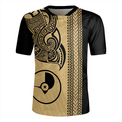 Yap State Rugby Jersey Polynesia Coat Of Arms Tribal Tattoo