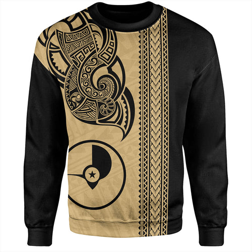 Yap State Sweatshirt Polynesia Coat Of Arms Tribal Tattoo