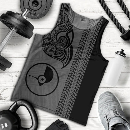 Yap State Tank Top Polynesia Coat Of Arms Tribal Tattoo