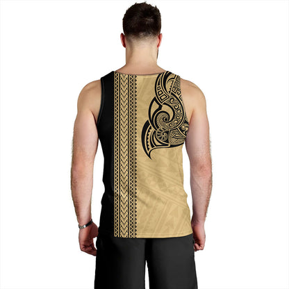 Cook Islands Tank Top Polynesian Coat Of Arms Tribal Tattoo