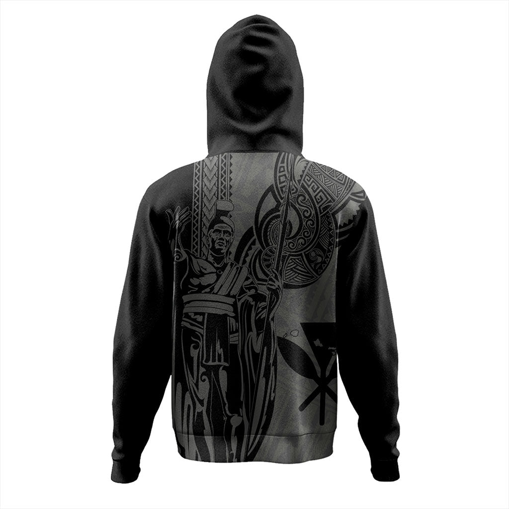 Hawaii Hoodie Polynesian Tribal Tattoo King Kamehameha