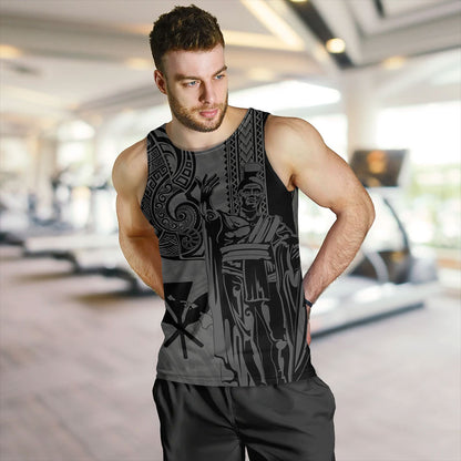 Hawaii Tank Top Polynesian Tribal Tattoo King Kamehameha