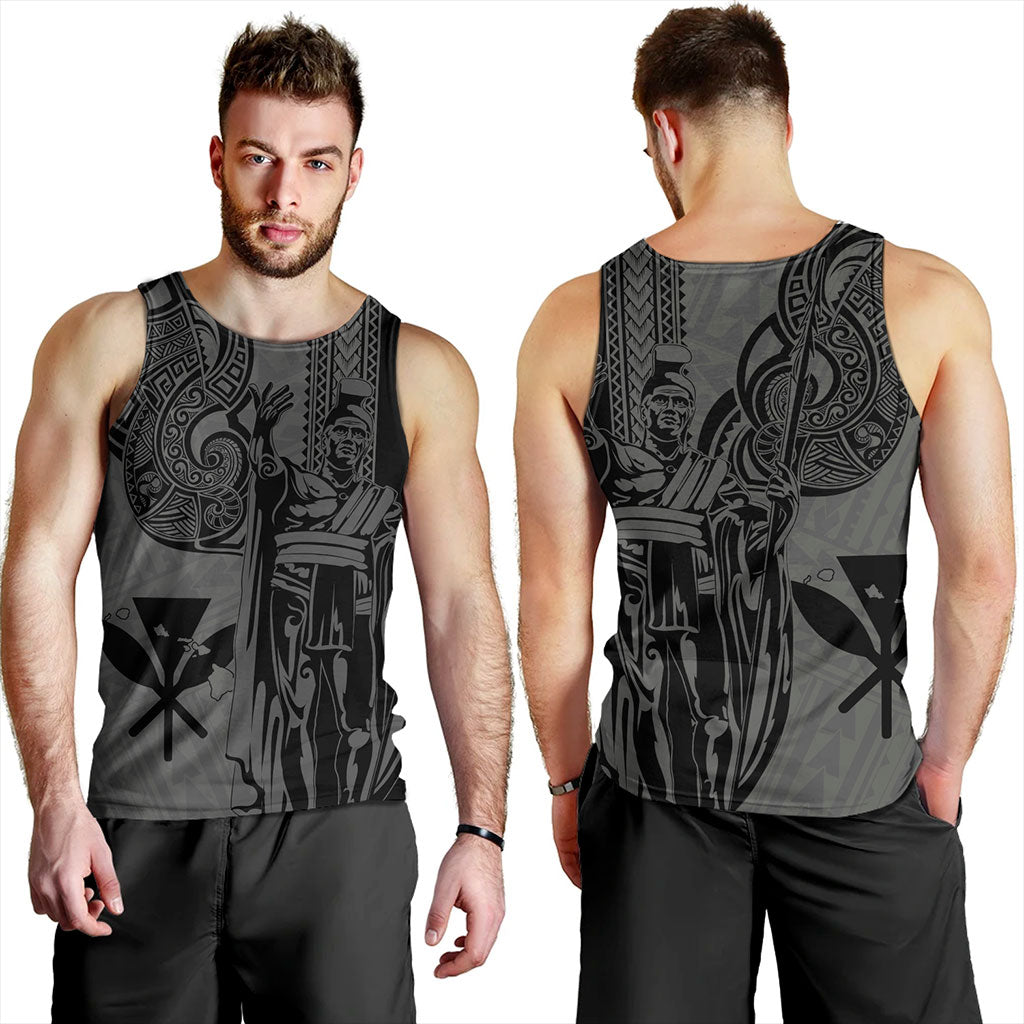 Hawaii Tank Top Polynesian Tribal Tattoo King Kamehameha