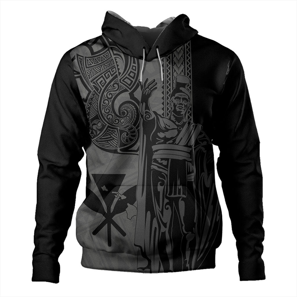 Hawaii Hoodie Polynesian Tribal Tattoo King Kamehameha