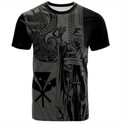 Hawaii T-Shirt Polynesian Tribal Tattoo King Kamehameha