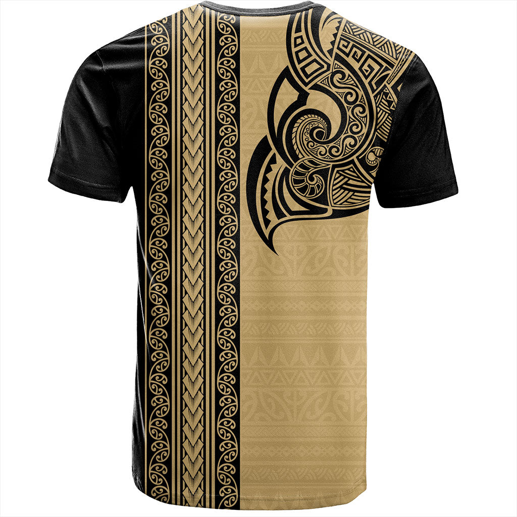 New Zealand T-Shirt Maori Tribal Silver Fern Tattoo