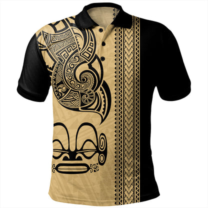 Marquesas Islands Polo Shirt Polynesian Coat Of Arms Tribal Tattoo