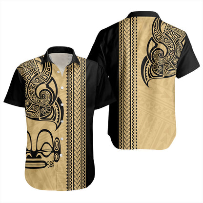 Marquesas Islands Short Sleeve Shirt Polynesian Coat Of Arms Tribal Tattoo