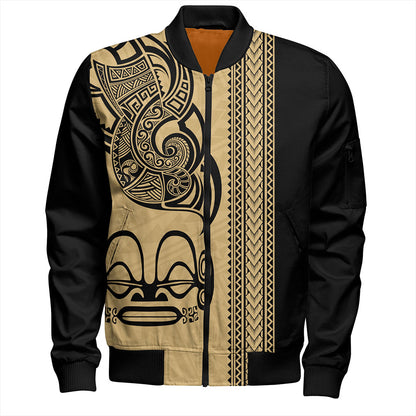 Marquesas Islands Bomber Jacket Polynesian Coat Of Arms Tribal Tattoo