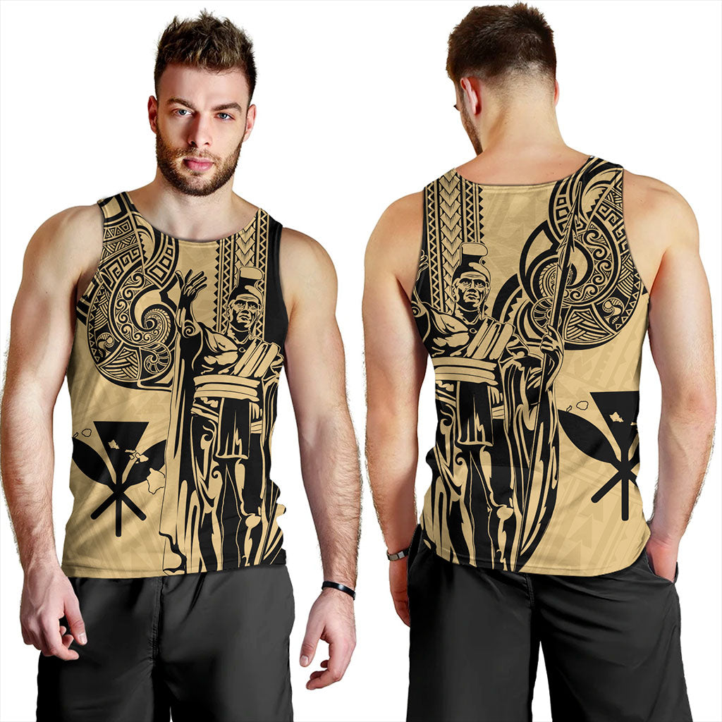 Hawaii Tank Top Polynesian Tribal Tattoo King Kamehameha