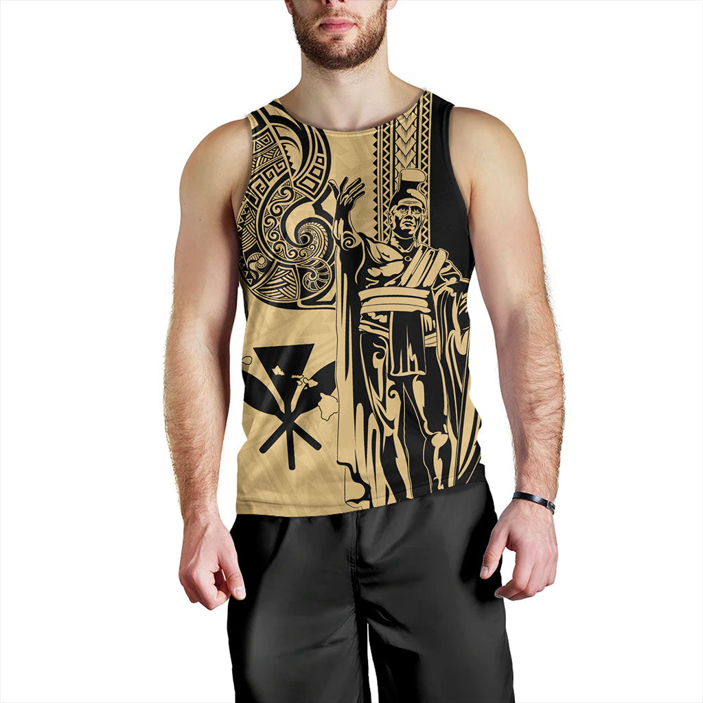Hawaii Tank Top Polynesian Tribal Tattoo King Kamehameha