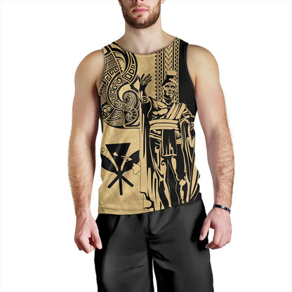 Hawaii Tank Top Polynesian Tribal Tattoo King Kamehameha