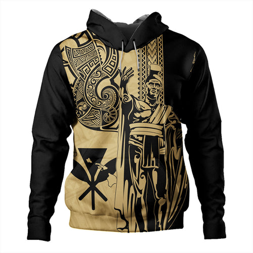 Hawaii Hoodie Polynesian Tribal Tattoo King Kamehameha