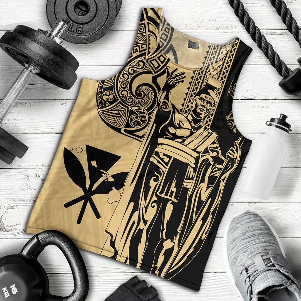 Hawaii Tank Top Polynesian Tribal Tattoo King Kamehameha