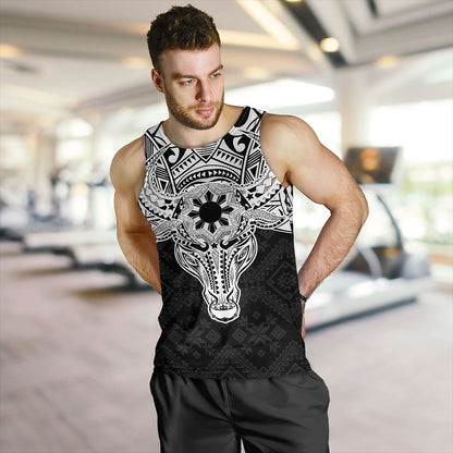 Philippines Filipinos Tank Top Polynesian Buffalo Tapa Tribal Print