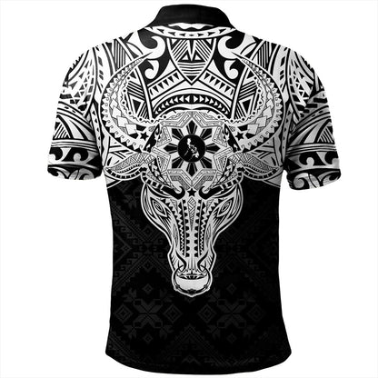 Philippines Filipinos Polo Shirt Polynesian Buffalo Tapa Tribal Print