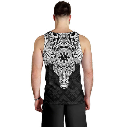 Philippines Filipinos Tank Top Polynesian Buffalo Tapa Tribal Print