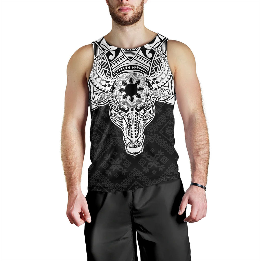 Philippines Filipinos Tank Top Polynesian Buffalo Tapa Tribal Print