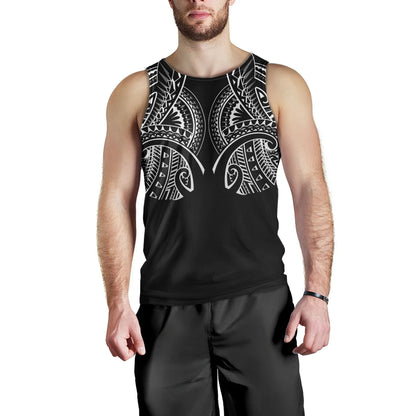 Hawaii Custom Personalised Tank Top Black Polynesian Tribal Tatau Design