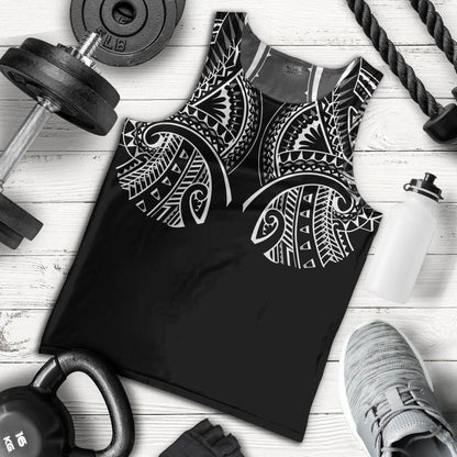 Hawaii Custom Personalised Tank Top Black Polynesian Tribal Tatau Design