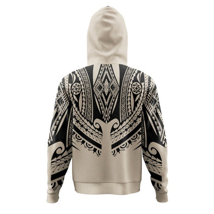 Polynesian Custom Personalised Hoodie Polynesian Tattoo Style