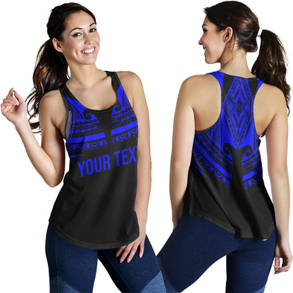 Polynesian Custom Personalised Women Tank Polynesian Tattoo Style