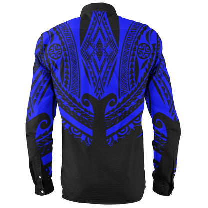 Polynesian Custom Personalised Long Sleeve Shirt Polynesian Tattoo Style