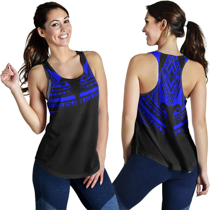 Polynesian Custom Personalised Women Tank Polynesian Tattoo Style