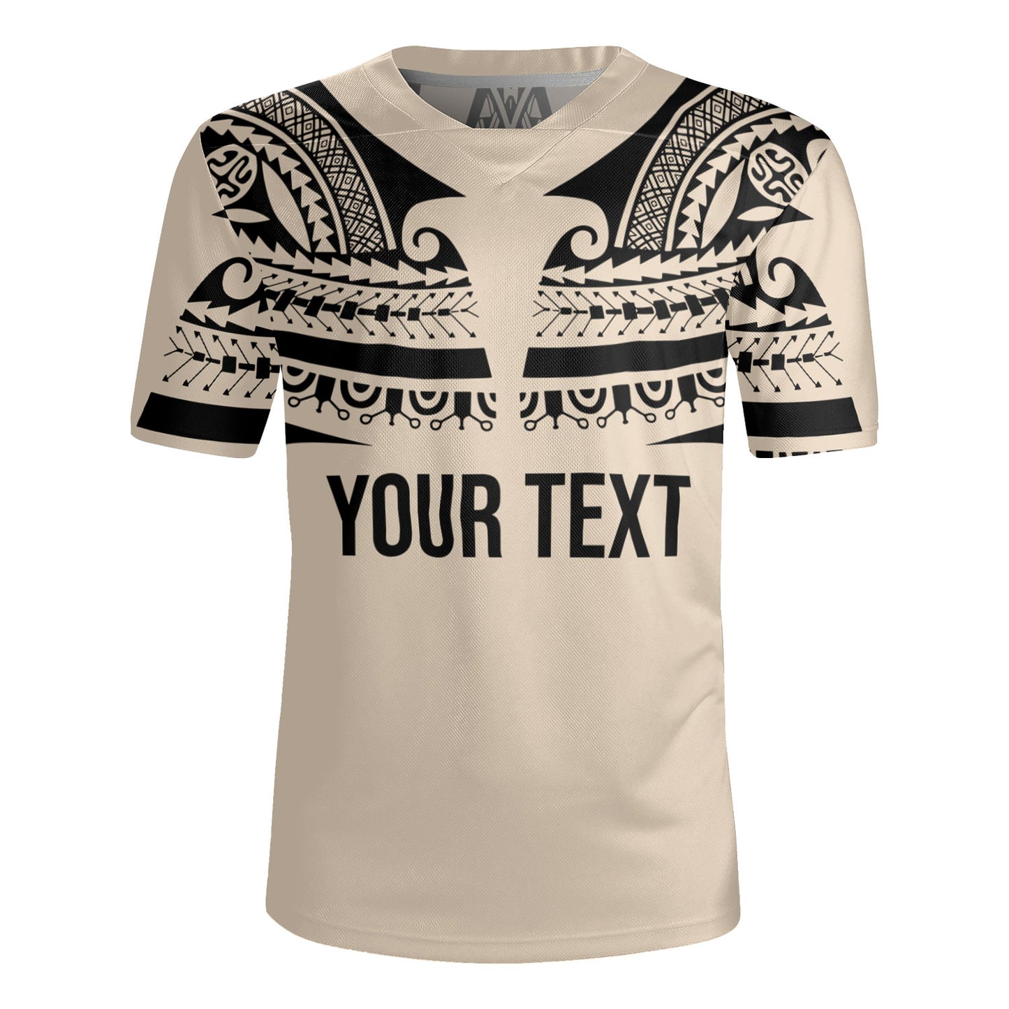 Polynesian Custom Personalised Rugby Jersey Polynesian Tattoo Style