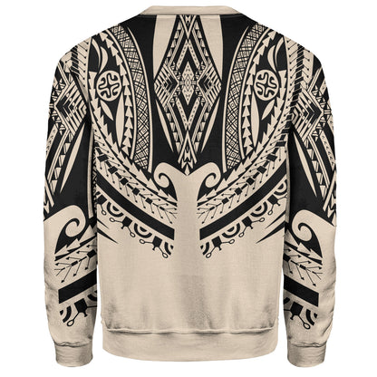 Polynesian Custom Personalised Sweatshirt Polynesian Tattoo Style