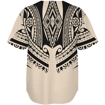 Polynesian Custom Personalised Baseball Shirt Polynesian Tattoo Style