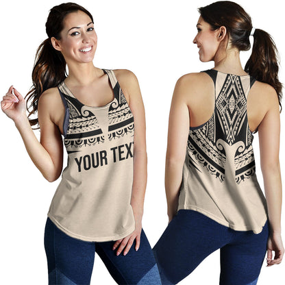 Polynesian Custom Personalised Women Tank Polynesian Tattoo Style