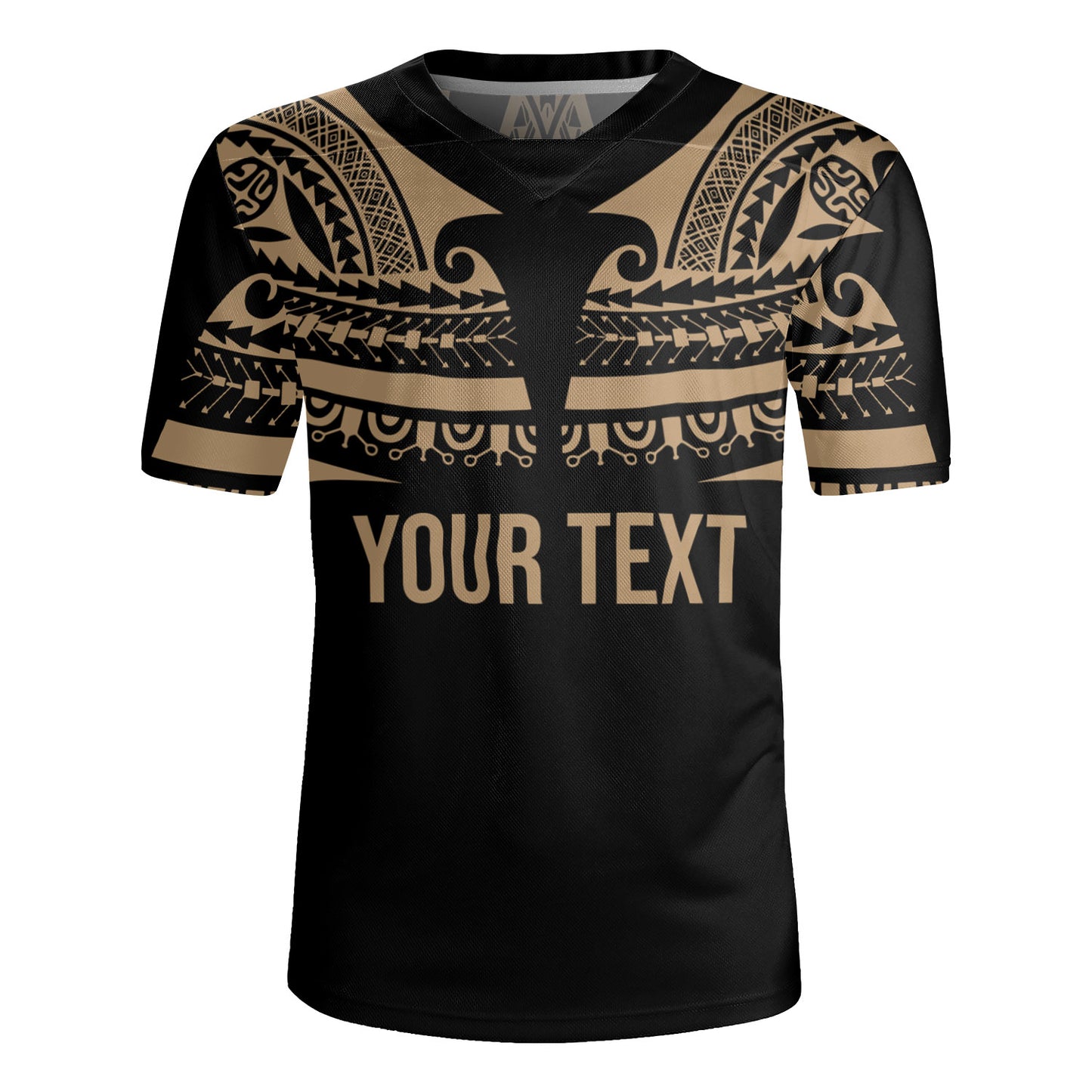 Polynesian Custom Personalised Rugby Jersey Polynesian Tattoo Style