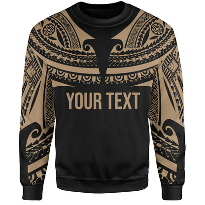 Polynesian Custom Personalised Sweatshirt Polynesian Tattoo Style