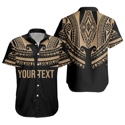 Polynesian Custom Personalised Short Sleeve Shirt Polynesian Tattoo Style