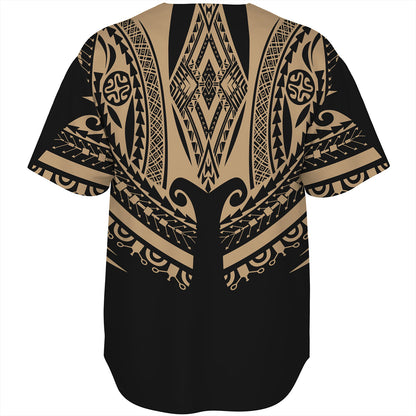 Polynesian Custom Personalised Baseball Shirt Polynesian Tattoo Style