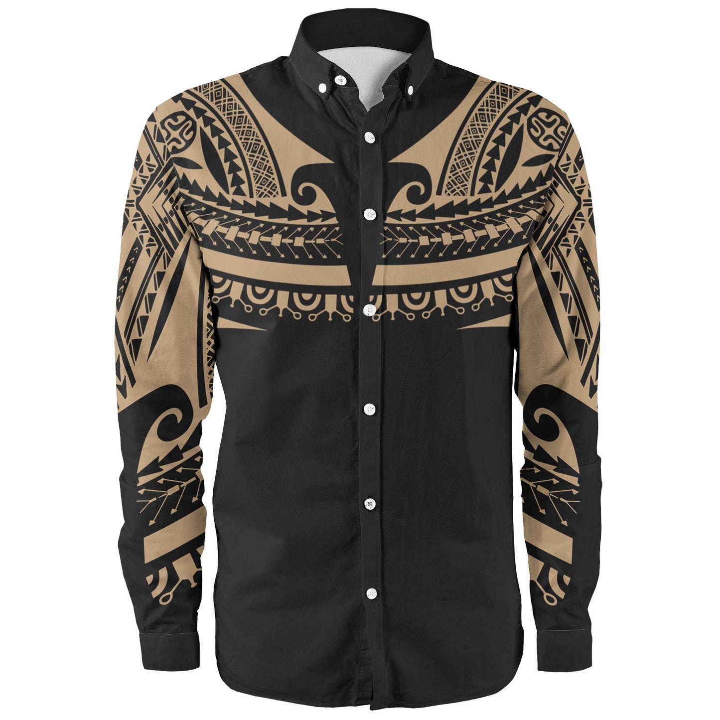 Polynesian Custom Personalised Long Sleeve Shirt Polynesian Tattoo Style