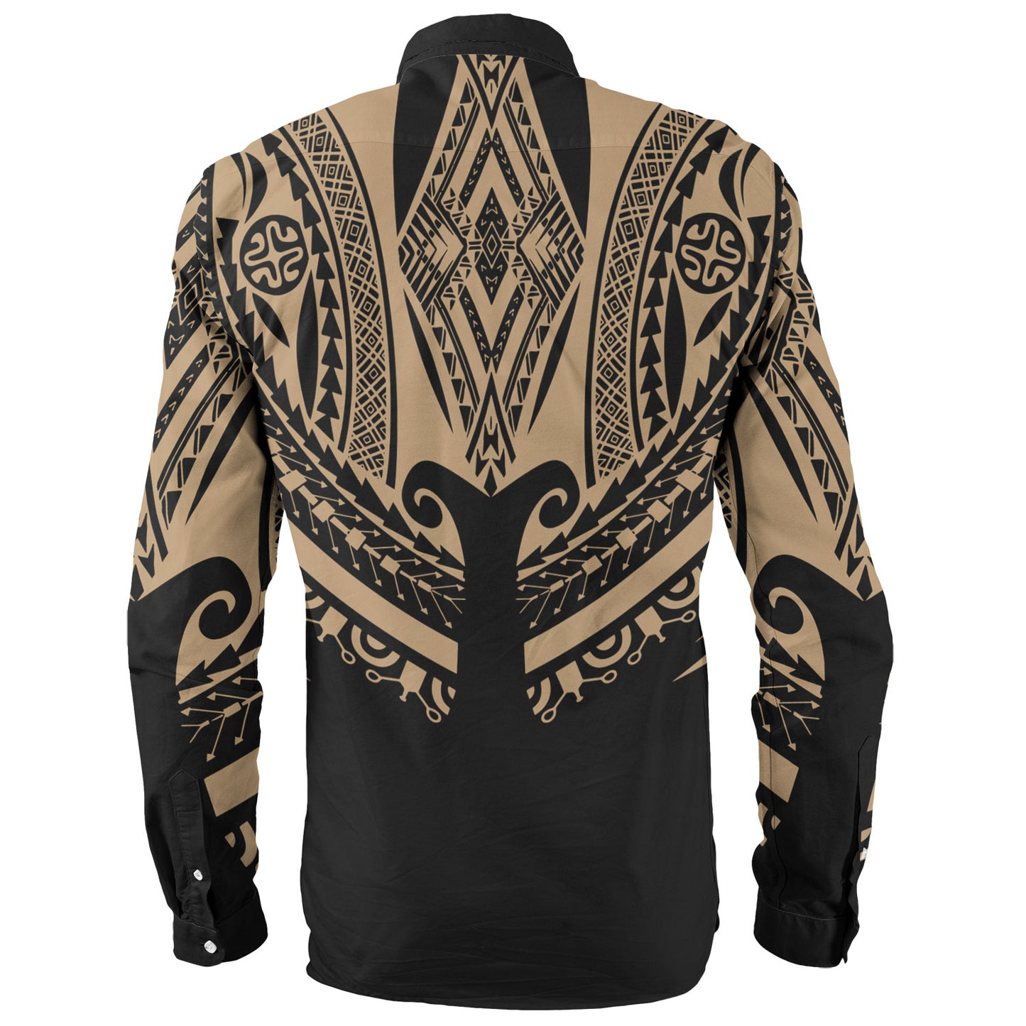 Polynesian Custom Personalised Long Sleeve Shirt Polynesian Tattoo Style