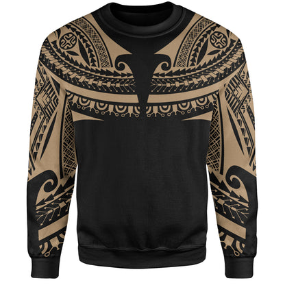 Polynesian Custom Personalised Sweatshirt Polynesian Tattoo Style