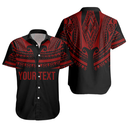 Polynesian Custom Personalised Short Sleeve Shirt Polynesian Tattoo Style