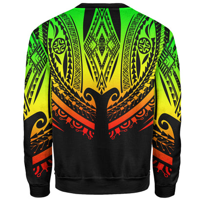 Polynesian Custom Personalised Sweatshirt Polynesian Tattoo Style