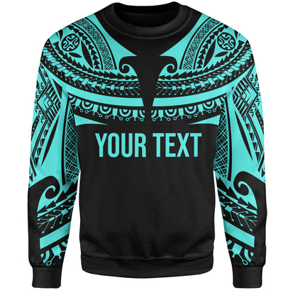 Polynesian Custom Personalised Sweatshirt Polynesian Tattoo Style