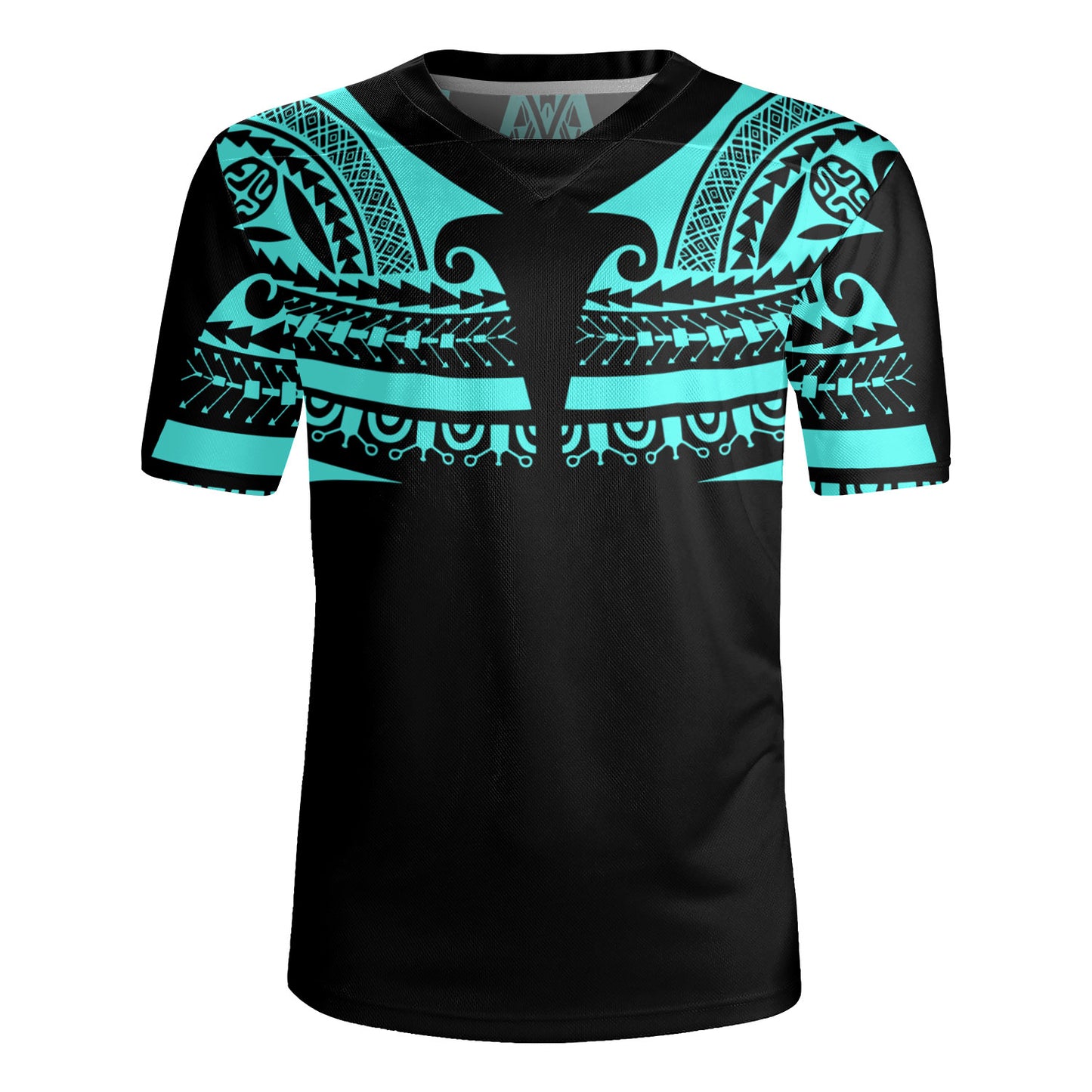 Polynesian Custom Personalised Rugby Jersey Polynesian Tattoo Style
