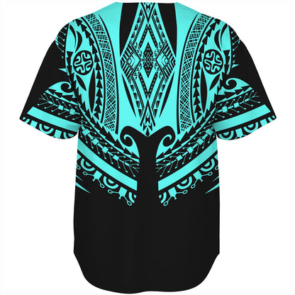 Polynesian Custom Personalised Baseball Shirt Polynesian Tattoo Style